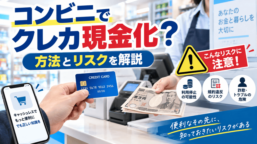 クレジットカード現金化 コンビニ